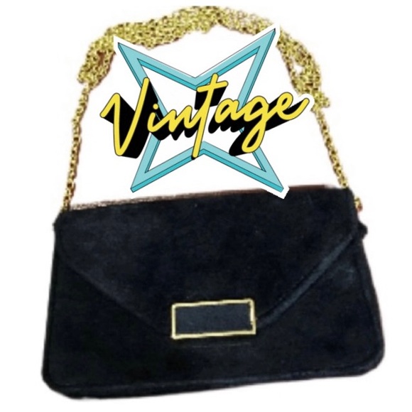 EUC Vintage Mini Faux Suede Crossbody Purse - Picture 5 of 5